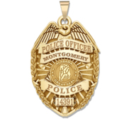 Personalized Alabama Police Badge with Your Rank  Number   Department