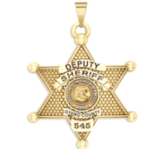 Personalized Otero County New Mexico Sheriff Badge with your Rank and Number