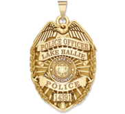 Personalized Wisconsin Police Badge with Your Name  Rank  Number   Department