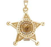 Personalized Oregon Department of Corrections Badge with Number