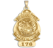 Personalized St Louis Missouri Police Badge with Your Rank  Number   Department