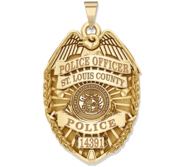 Personalized Missouri Police Badge with Your Rank  Number   Department