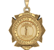 Personalized Kentucky Corrections Badge with Your Number