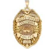 Personalized South Carolina Police Badge with Your Rank  Number   Department