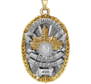 Personalized Colorado Westminster Police Badge with Your Rank and Number