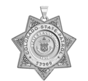 Personalized Colorado State Patrol  Badge with your Number