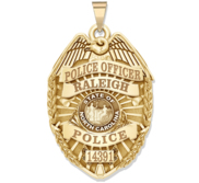 Personalized North Carolina Police Badge with Your Name  Rank  Number   Department