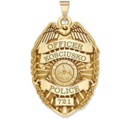 Personalized Mississippi Police Badge with Your Rank  Number   Department