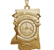 Personalized Mississippi Corrections Police Badge with Your Number   Department