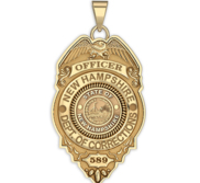 Personalized New Hampshire Departmet of Corrections Badge with Your Rank and Number