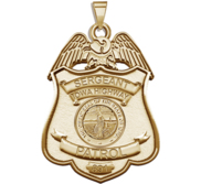 Personalized Iowa Patrolman Police Badge with Your Rank  Number   Department