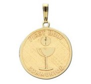 Nickel Sized Communion Religious Medal