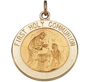 First Holy Communion Religious Medal