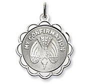 Sterling Silver My Confirmation Disc Charm