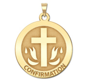 Nickel Sized Confirmation Religious Medal