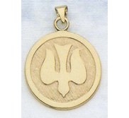 14K Gold Confirmation Religious Medal