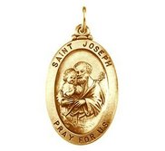 Saint Joseph Oval Religious Medal