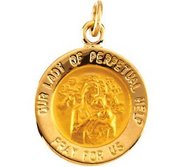 Our Lady of Perpetual Help Religious Medal