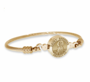 Stainless Steel Saint Brendan Bangle Bracelet