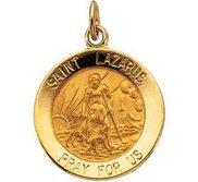 Saint Lazarus Religious Medal