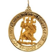 Saint Christopher Religious Medal