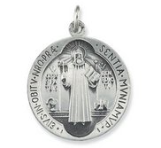 Saint Benedict Round Jubilee Religious Medal