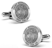 Saint Bernadette Stainless Steel Cufflinks