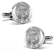 Saint Stephen Stainless Steel Cufflinks