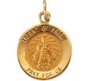 Infant of Prague Religious Medal