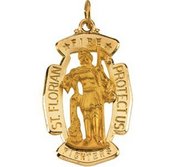 Saint Florian Religious Medal