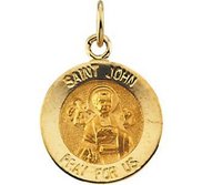 Saint John the Evangelist Religious Medal