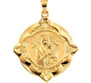 14K Gold Our Lady of Perpetual Help