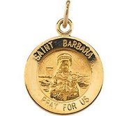 Saint Barbara Religious Medal