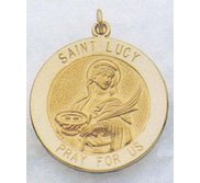 Saint Lucy Religious Medal