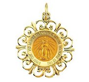 14K Gold Miraculous Medal