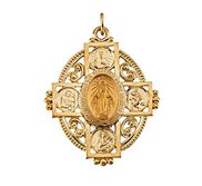 14K Gold Miraculous Medal