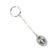 Miraculous Religious Oval Keychain