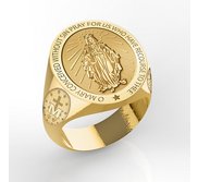 Miraculous Medal Virgin Mary Ring  EXCLUSIVE 