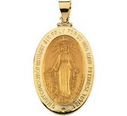 Miraculous Medal Pendant Charm