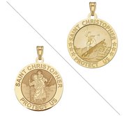 Surfing or Surf   Saint Christopher Doubledside Sports Religious Medal  EXCLUSIVE 