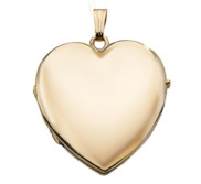 14k Gold Filled Heart 4 Photo Locket