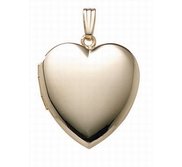 14K Gold Filled Heart Photo Locket