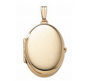 14k Gold Filled Oval 4 Photo Locket