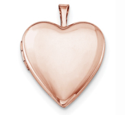 Rose Gold Plated Classic Heart Photo Locket