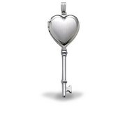 Sterling Silver Small Heart Photo Locket