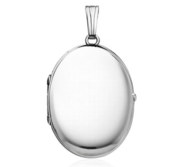 Sterling Silver Oval Four Photo Locket