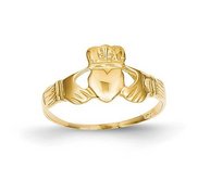 14K Ladies Claddagh Ring