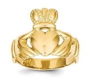 14K Men s Claddagh Ring