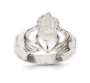 Ladies or Children Sterling Silver Claddagh Ring