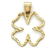 14K Yellow Gold Celtic Charm